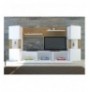 Mobilje TV Hannah Home Lore - White, Teak WhiteTeak