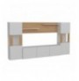 Mobilje TV Hannah Home Lore - White, Teak WhiteTeak