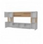 Mobilje TV Hannah Home Lore - White, Teak WhiteTeak