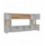 Mobilje TV Hannah Home Lore - White, Teak WhiteTeak