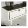 Mobilje TV Hannah Home Ravenna - White GoldBlack