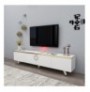 Mobilje TV Hannah Home Luxia - White, Gold