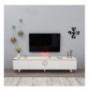 Mobilje TV Hannah Home Luxia - White, Gold