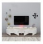 Mobilje TV Hannah Home Luxia - White, Gold