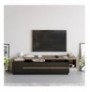 Mobilje TV Hannah Home Pia - Black, Walnut BlackWalnut