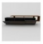 Mobilje TV Hannah Home Pia - Black, Walnut BlackWalnut