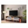 Mobilje TV Hannah Home Rose - White, Walnut