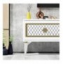 Mobilje TV Hannah Home Arel - White, Gold WhiteGold