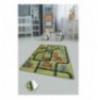 Tapet (100 x 160) Conceptum Hypnose Small Town - Green Multicolor