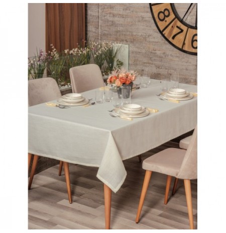 Tablecloth L'essentiel Plain 220 - Cream Cream