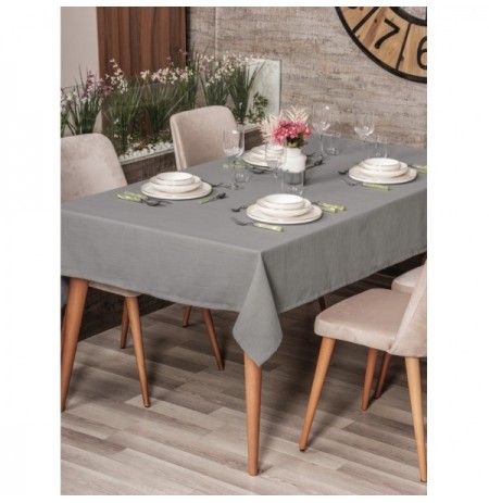 Tablecloth L'essentiel Plain 220 - Grey Grey