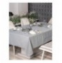 Tablecloth Set (8 Pieces) L'essentiel Pera - Grey Grey