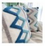 Set Mbulese Jasteku Aberto Design Beach House Punch Pillow Set Cover Turquoise Grey Navy Blue