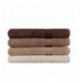 Set peshqir Banjo (4 Pc) L'essentiel Rainbow - Brown Cream