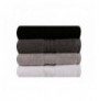 Set peshqir duarsh (4 Pc) L'essentiel Rainbow - Black WhiteGreyDark