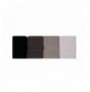 Set peshqir duarsh (4 Pc) L'essentiel Rainbow - Black WhiteGreyDark