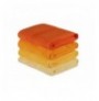 Set peshqir duarsh (4 Pc) L'essentiel Rainbow - Yellow Light Orange