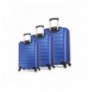 Suitcase Set (3 Pieces) Lucky Bees Ruby - MV6264 Blue