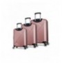 Suitcase Set (3 Pieces) Lucky Bees Diamond - MV6783 Rose Gold