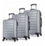 Suitcase Set (3 Pieces) Lucky Bees Ruby - MV4766 Grey