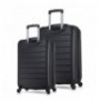 Suitcase Set (2 Pieces) Lucky Bees Ruby - MV8084 Black