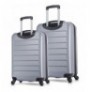 Suitcase Set (2 Pieces) Lucky Bees Ruby - MV4797 Grey