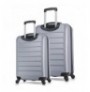 Suitcase Set (2 Pieces) Lucky Bees Ruby - MV4773 Grey