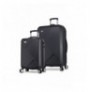 Suitcase Set (2 Pieces) Lucky Bees Diamond - MV8022 Black