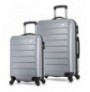 Suitcase Set (2 Pieces) Lucky Bees Ruby - MV4780 Grey