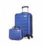 Suitcase Set (2 Pieces) Lucky Bees Ruby - MV1574 Blue