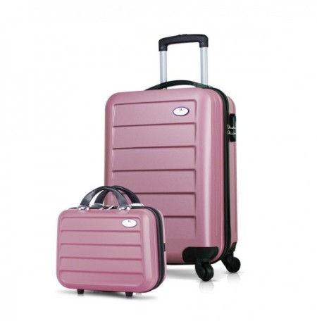 Suitcase Set (2 Pieces) Lucky Bees Ruby - MV8480 Rose Gold
