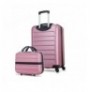 Suitcase Set (2 Pieces) Lucky Bees Ruby - MV8480 Rose Gold