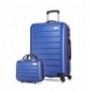 Suitcase Set (2 Pieces) Lucky Bees Ruby - MV1611 Blue