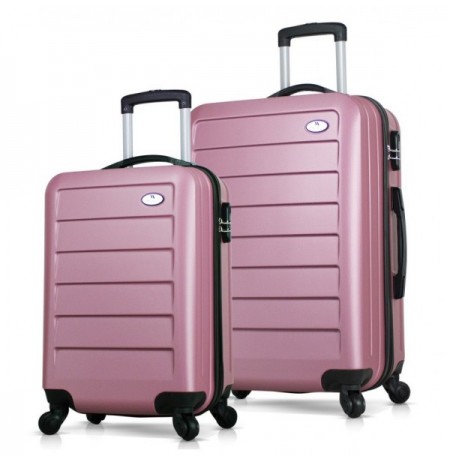 Suitcase Set (2 Pieces) Lucky Bees Ruby - MV6363 Rose Gold