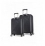 Suitcase Set (2 Pieces) Lucky Bees Diamond - MV8039 Black