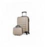 Suitcase Set (2 Pieces) Lucky Bees Ruby - MV8473 Gold