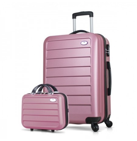 Suitcase Set (2 Pieces) Lucky Bees Ruby - MV8527 Rose Gold