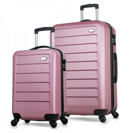 Suitcase Set (2 Pieces) Lucky Bees Ruby - MV6431 Rose Gold