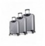 Suitcase Set (3 Pieces) Lucky Bees Diamond - MV4889 Grey