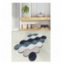 Tapet banjo L'essentiel Circle - BlueDark BlueWhite Beige