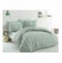 Double Duvet Cover Set L'essentiel Pure - Water Green Sea