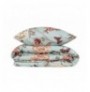 Double Quilt Cover Set L'essentiel Sandiego - Mint MintCreamDusty RoseGreen