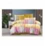 Double Quilt Cover Set L'essentiel Nora MustardWhitePinkGrey