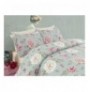 Double Duvet Cover Set L'essentiel Sandiego - Mint MintPinkGreen