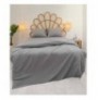 Double Quilt Cover Set L'essentiel Pacifico - Grey Grey