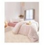 Double Quilt Cover Set L'essentiel Viento - Claret Red Claret RedEcru