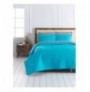 Double Bedspread Set L'essentiel MaxiColor - Turquoise, Grey TurquoiseGrey