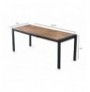 Dining Table Hannah Home Silva - 1011 Atlantic Pine