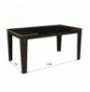 Dining Table Hannah Home Veyron BlackGold