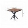 Dining Table Hannah Home Safir - 1462 Walnut